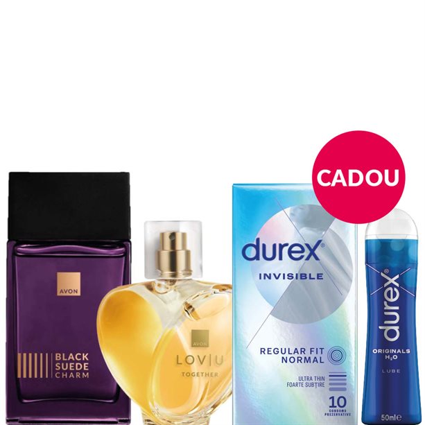 Set Valentine\'s Day + cadou Durex