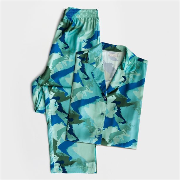 Pijama Abstract Satin - S