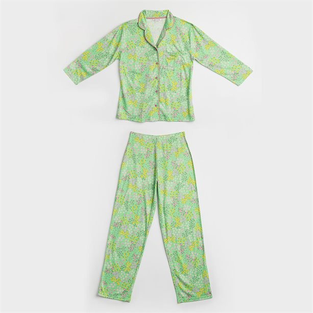 Pijama cu nasturi Bright Ditsy - L